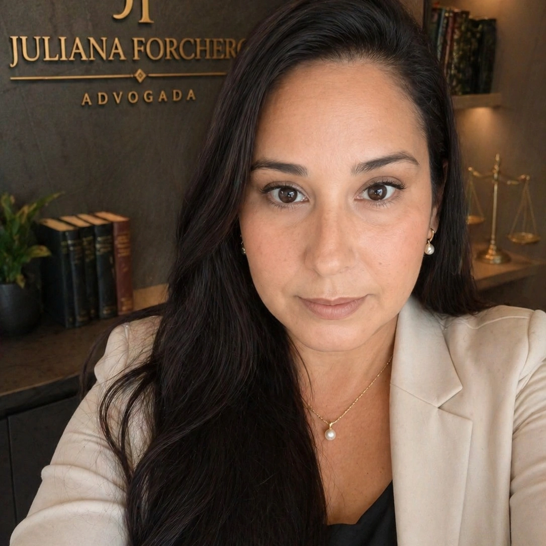 Retrato profissional da advogada titular da JSF Advocacia